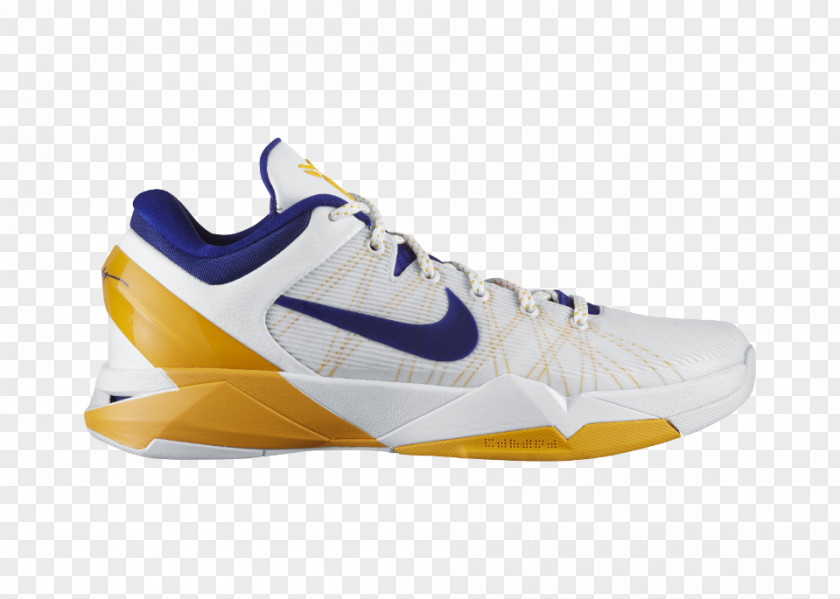 Nike Los Angeles Lakers Sports Shoes Kobe 7 Home PNG