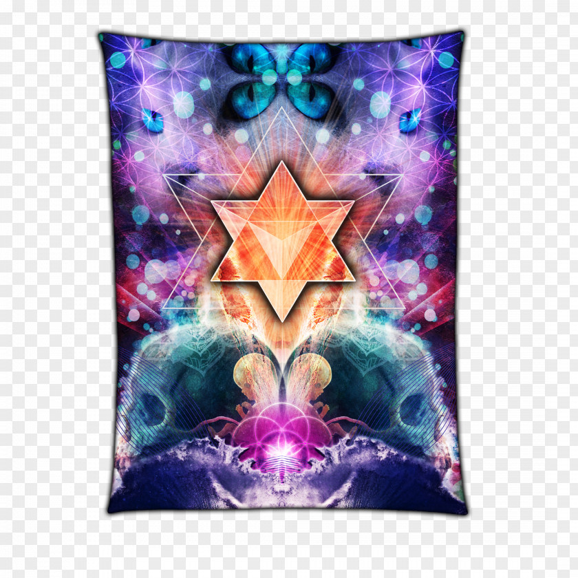 Pineal Cushion Symmetry Throw Pillows Pattern Dye PNG