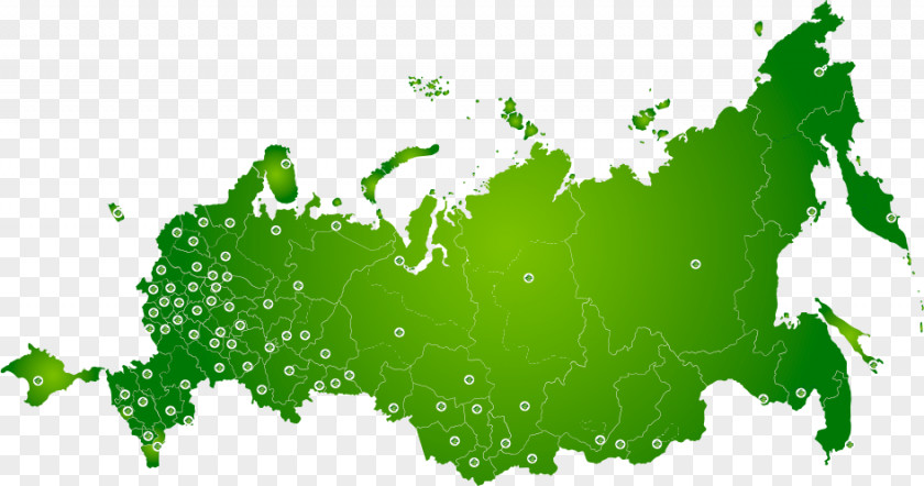 Russia Flag Of Vector Map PNG