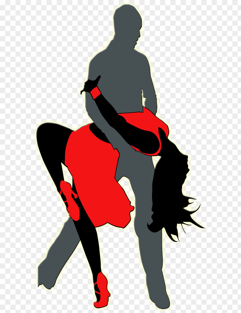Silhouette Dancer Tango Ballroom Dance PNG