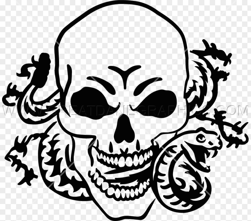Snake Skeleton Human Skull Symbolism Clip Art PNG