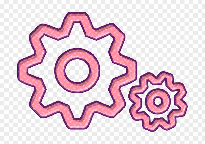 Social Icon Cog Pair Of Gears PNG