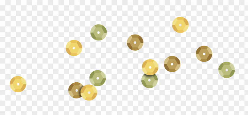 Floating Buttons Yellow Fruit Pattern PNG