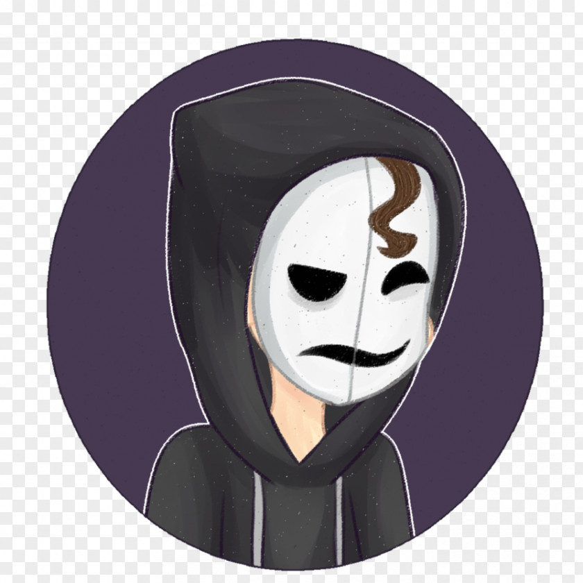 Mask Character Cartoon Purple Fiction PNG