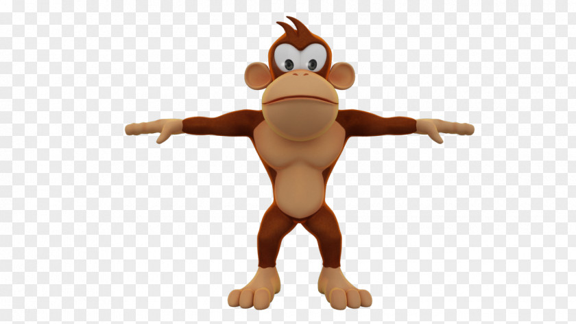 Monkey 3D Modeling Animation CGTrader PNG