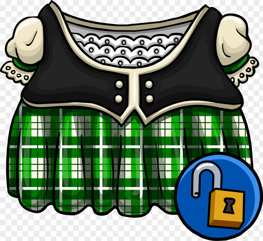 Reading Club Penguin Tartan Textile Outerwear PNG