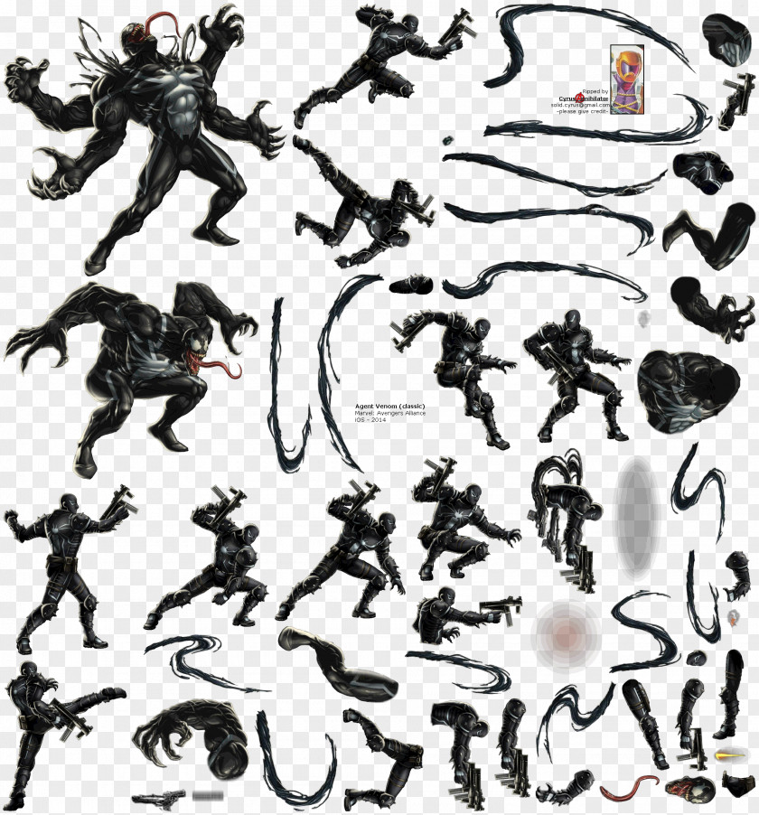 Venom Marvel: Avengers Alliance Anti-Venom Flash Thompson PNG