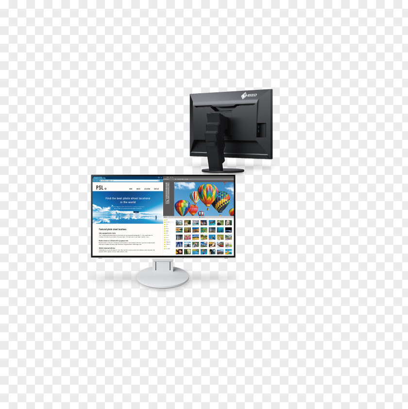 Computer Monitor Eizo Monitors Display Device 4K Resolution DisplayPort PNG