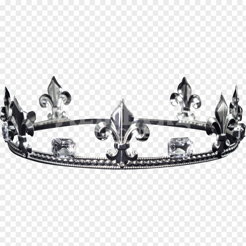 Crown Silver Gold King Fleur-de-lis PNG