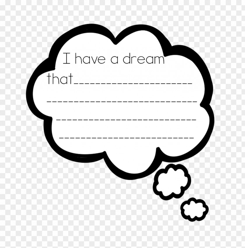 Dreaming Clouds Cliparts I Have A Dream Clip Art PNG