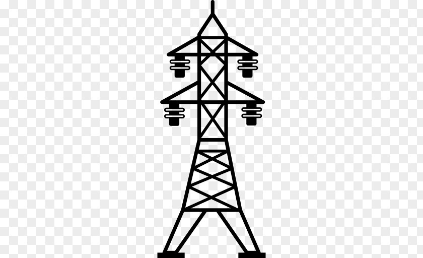 Electric Tower Solar Power Transmission Overhead Line Electricity PNG