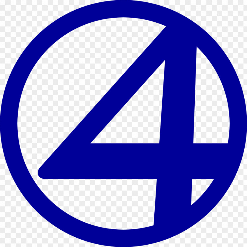 Fantastic 4 Logo Four Marvel Comics Fan Art PNG