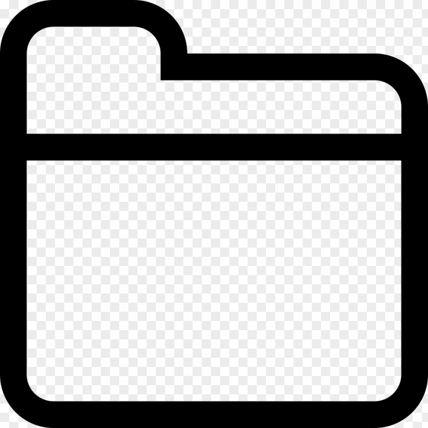 Folder Outline Share Icon PNG