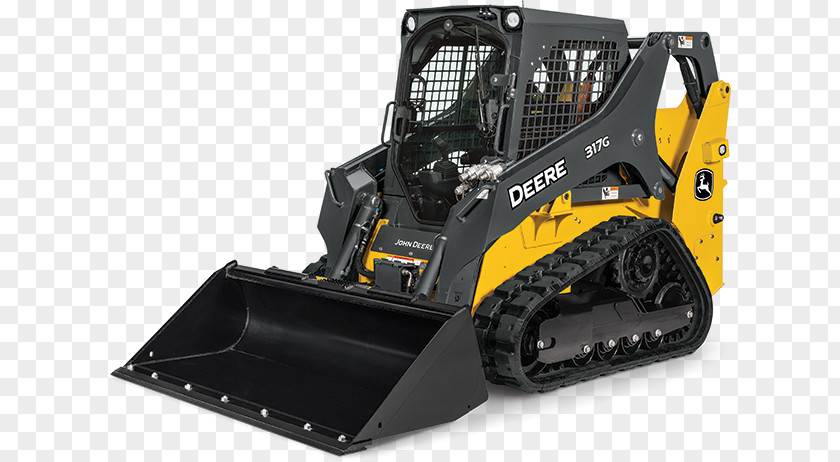 Skid Steer John Deere Skid-steer Loader Heavy Machinery Architectural Engineering PNG