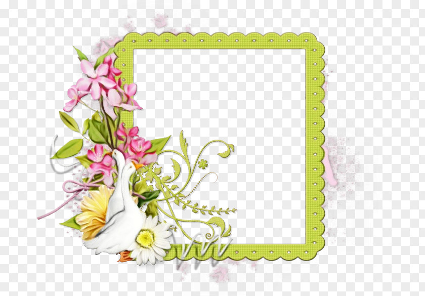 Wildflower Paper Product Background Frame PNG