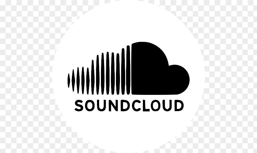 Blackandwhite Text Soundcloud Logo PNG