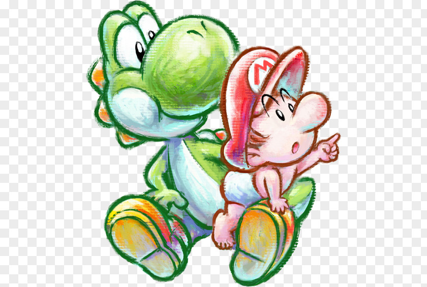 Mario Yoshi's Island DS New & Yoshi Woolly World PNG