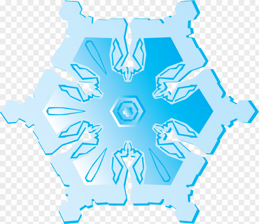 Snowflakes Blue Clip Art PNG