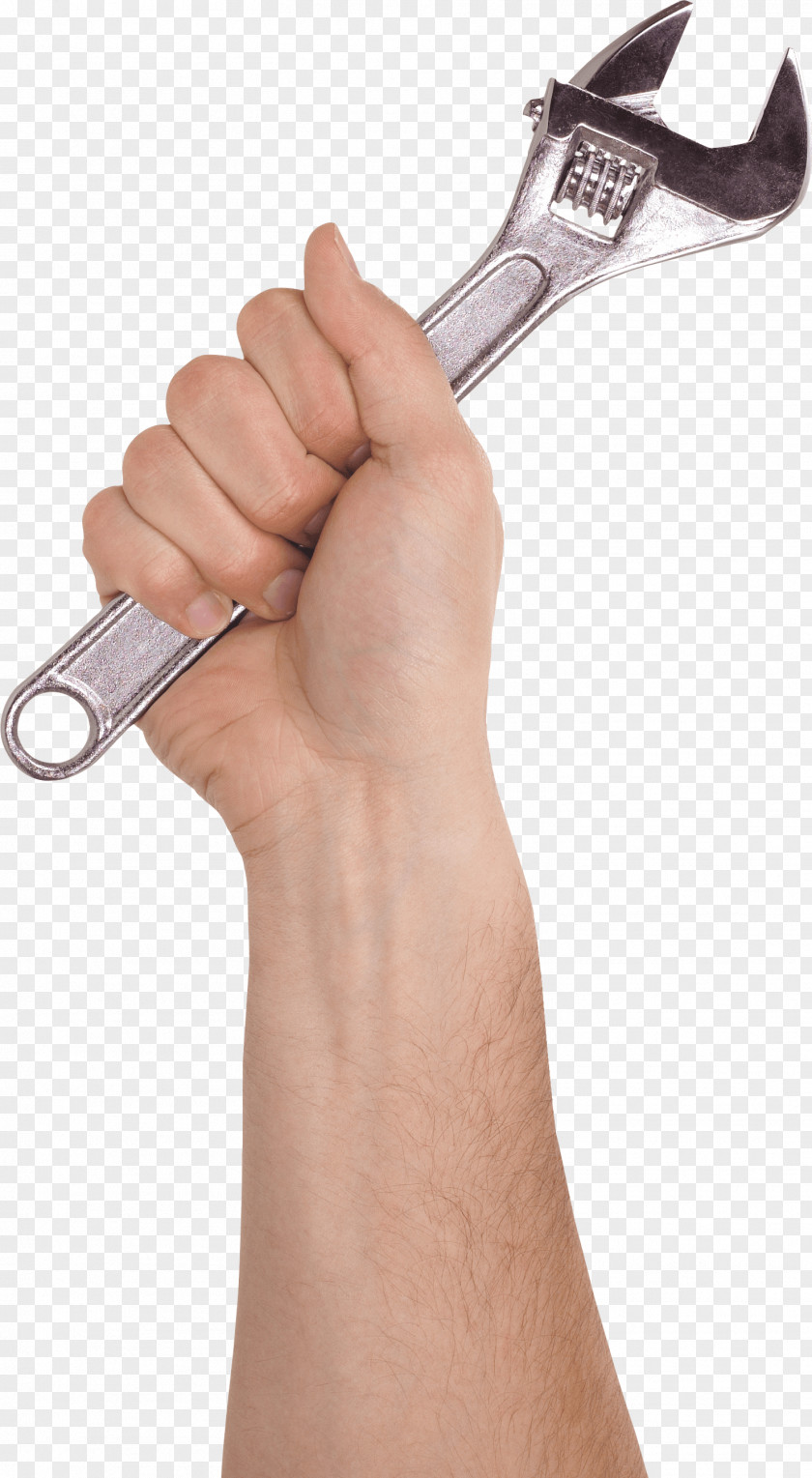 Wrench In Hand Tool PNG