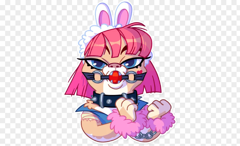 Clown Character Pink M Clip Art PNG