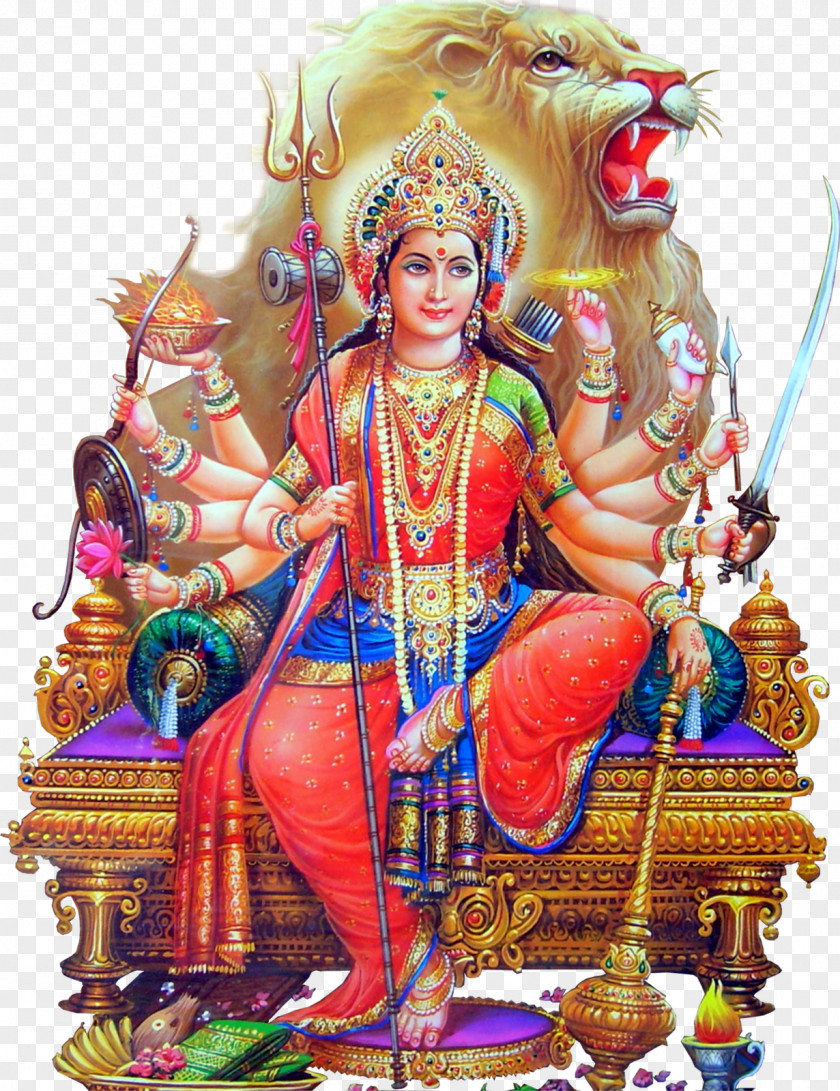 Dussehra Durga Puja Navaratri Desktop Wallpaper PNG