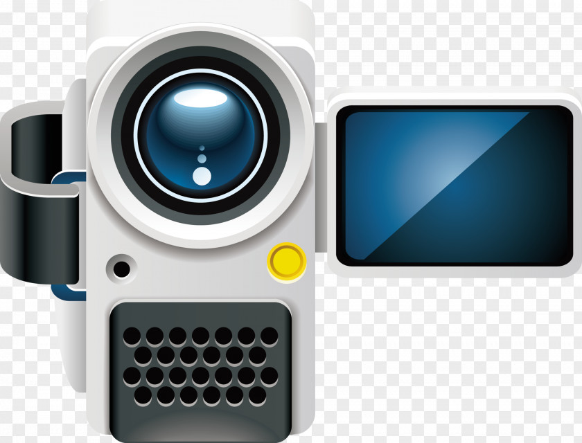 Hand-painted Camera TeamViewer Video Videocassette Recorder Remote Desktop Software PNG