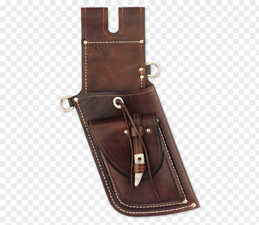 Splitting Maul Leather Quiver Belt Paper Embossing Bag PNG