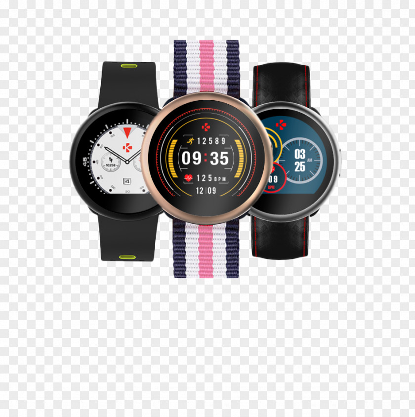 Watch MyKronoz ZeRound2HR Smartwatch 45mm Brushed Black ZeRound With Touchscreen Adult 2 PNG