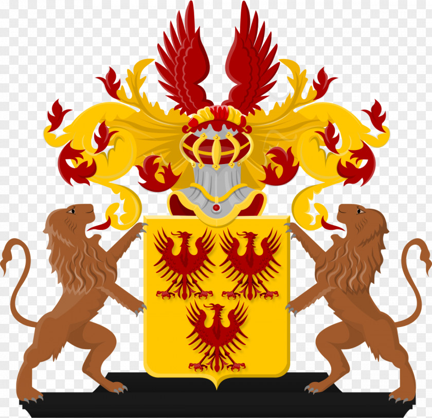 Aristocratic Family Emblem Coevorden Coat Of Arms Borculo Van PNG