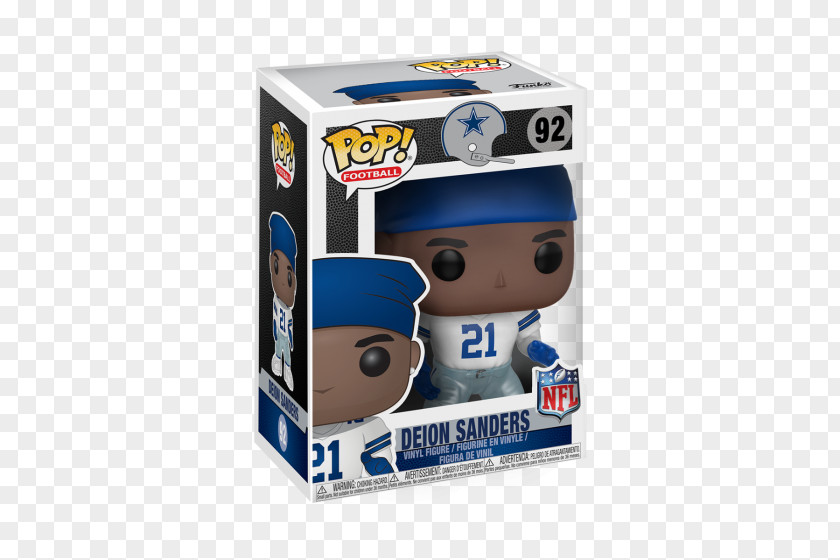 Deion Sanders Dallas Cowboys NFL Miami Dolphins Green Bay Packers Funko PNG