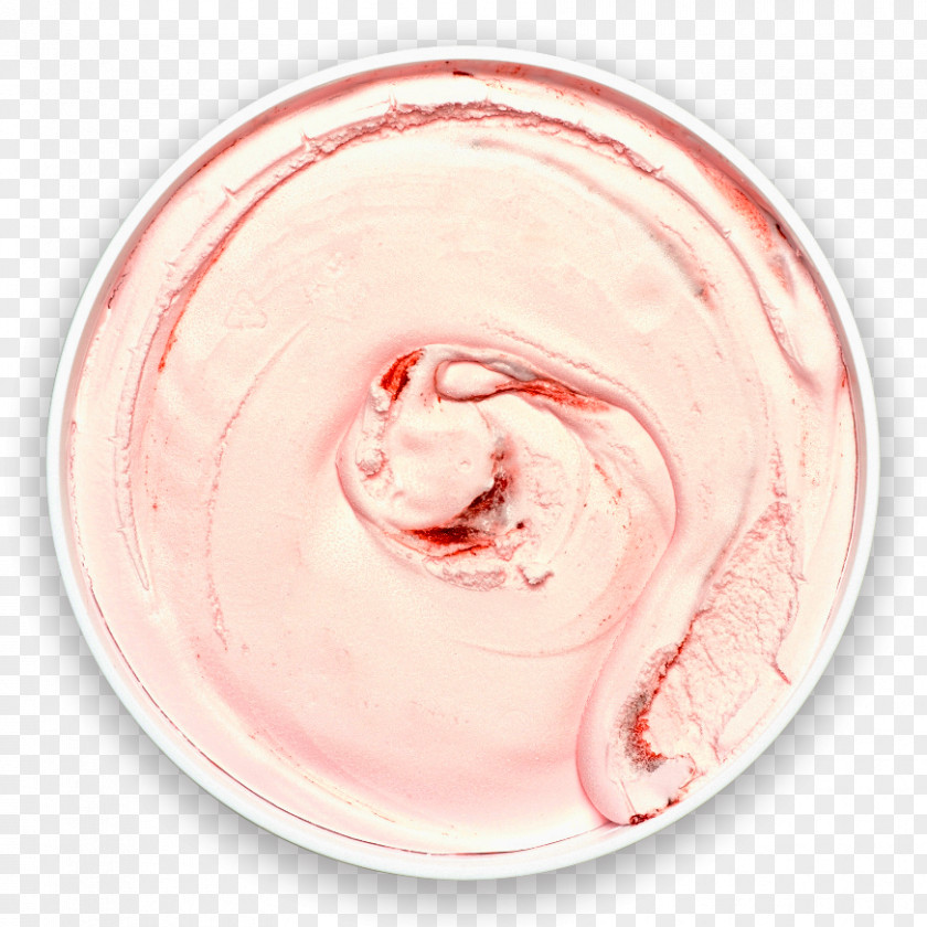 Fraise Crème Fraîche Frozen Dessert PNG