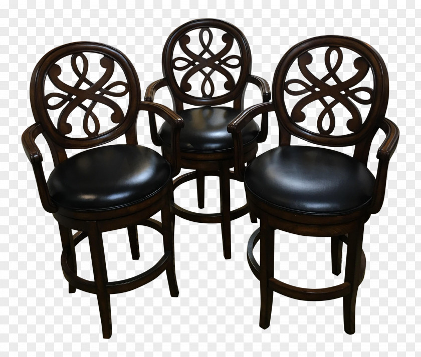 Iron Stool Chair Table Bar PNG