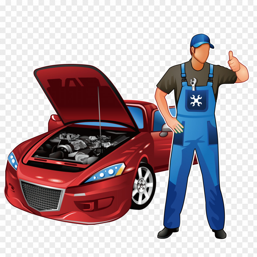 Car Repair Master Automobile Shop Motor Vehicle Service Auto Mechanic PNG