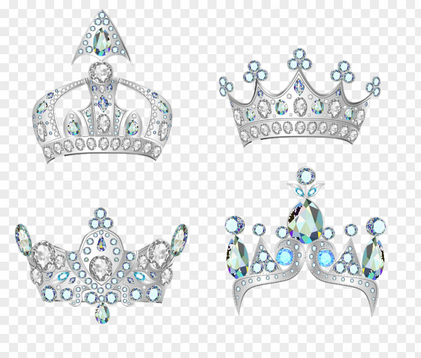 Luxury Diamond Crown Photos Headpiece PNG
