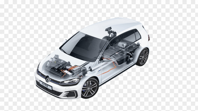 Volkswagen Golf GTE Car Plug-in Hybrid E-Golf PNG
