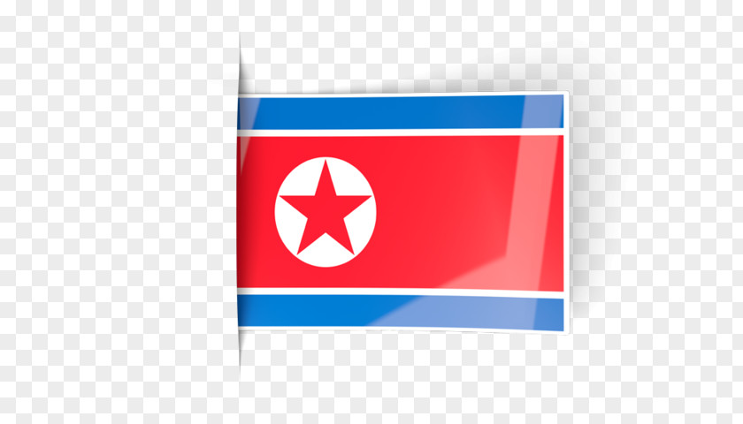 Flag Label Of North Korea South PNG