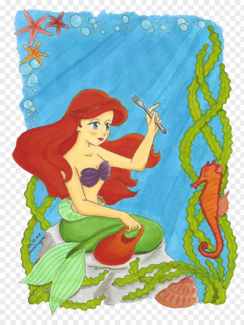 Mermaid Cartoon Organism PNG