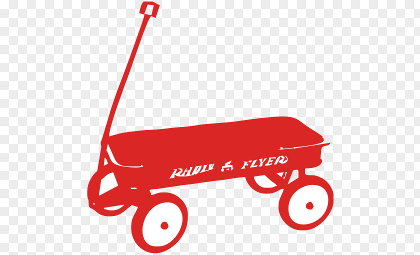 Radio Flyer Toy Wagon PNG