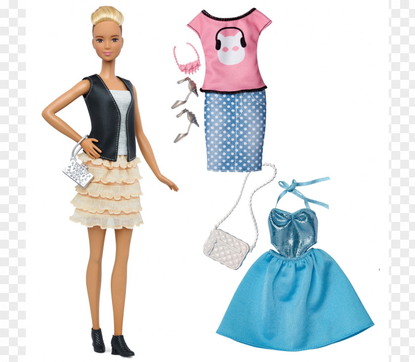 Barbie Doll Ruffle Toy Fashion PNG