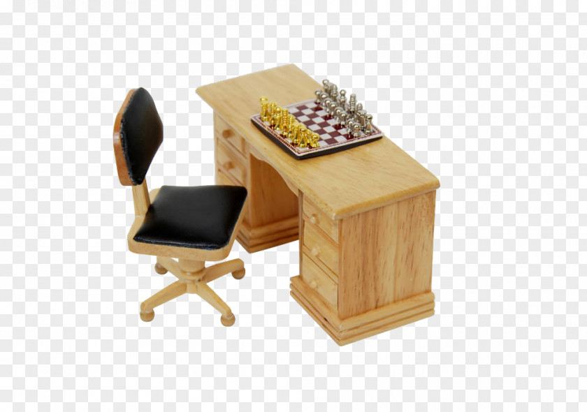 Chess Pieces On An Office Table Piece Game PNG