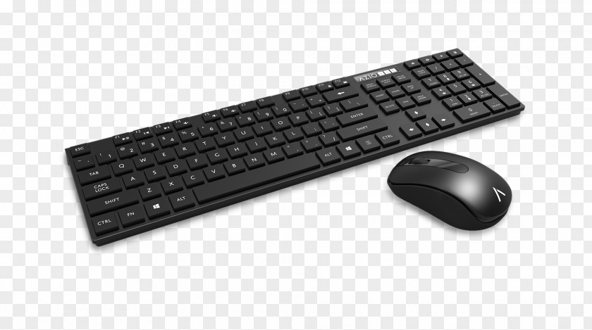 Computer Mouse Keyboard Wireless AZIO Corporation MK HUE BLACK PNG