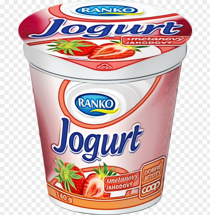 Drink Yogurt Watercolor Plant PNG