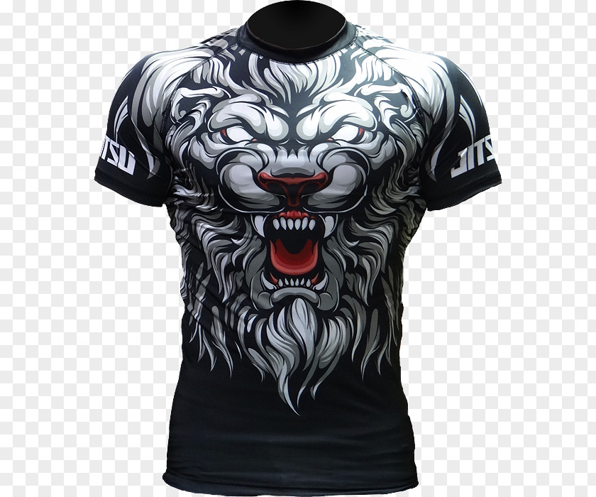 King Of Beasts T-shirt Rash Guard Sport Wetsuit Sleeve PNG