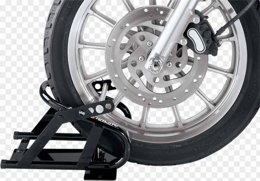 Motorcycle Tire Wheel Chock Alloy PNG
