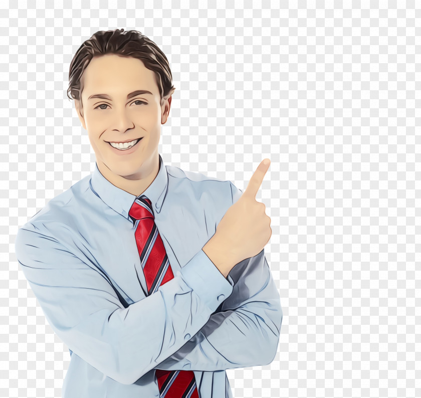 Smile Whitecollar Worker Gesture Finger Arm Thumb Hand PNG