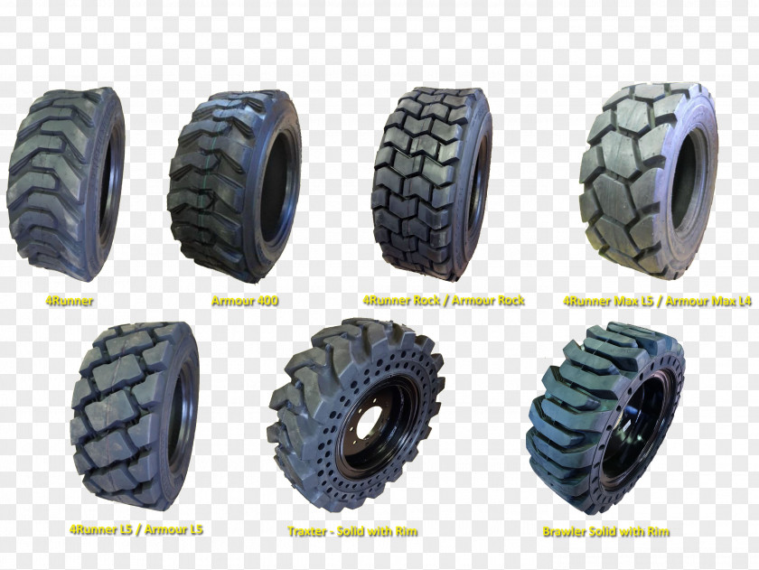 Tyre Tread Tire Skid-steer Loader Natural Rubber PNG