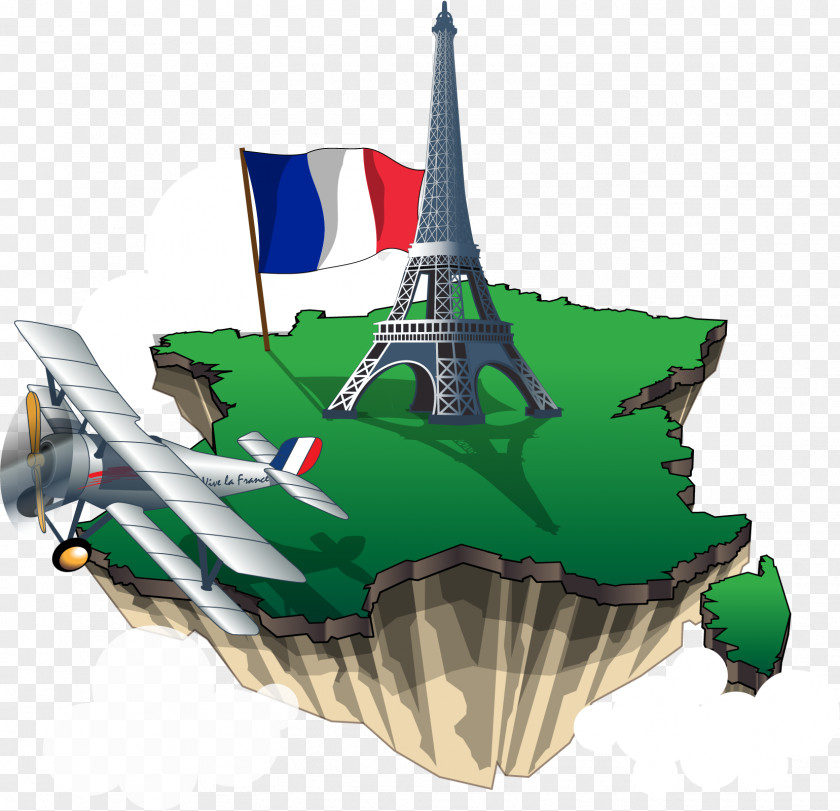 Vector France Flag Of Map Euclidean Icon PNG