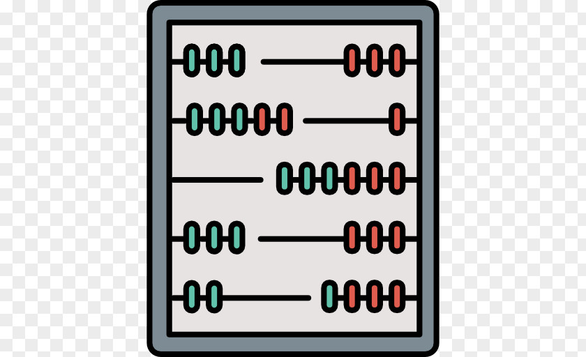 Abacus Business Line Angle Technology Font Download PNG