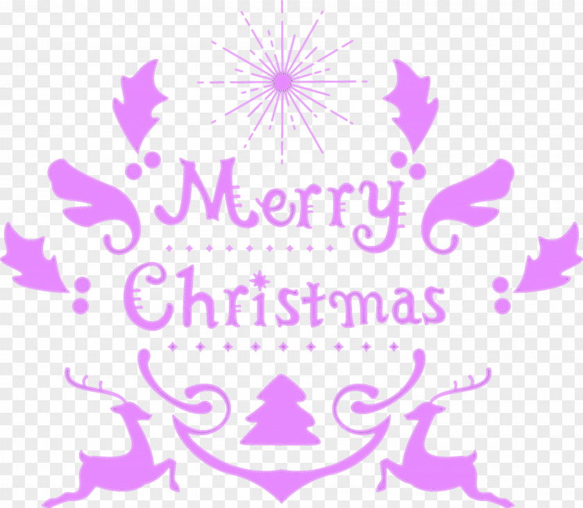 Christmas Fonts Merry PNG