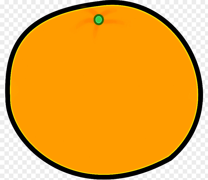 Oval Green Orange PNG